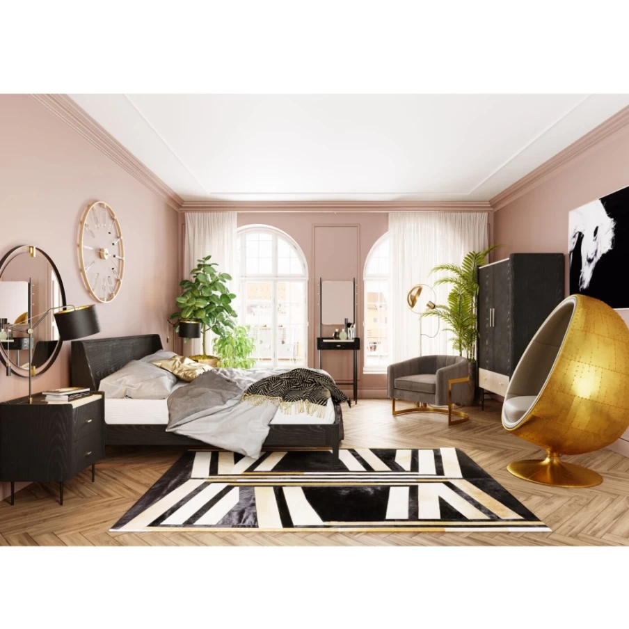 KARE Design Milano Small Dresser - Modern Compact Chest of Drawers for Bedroom Storage