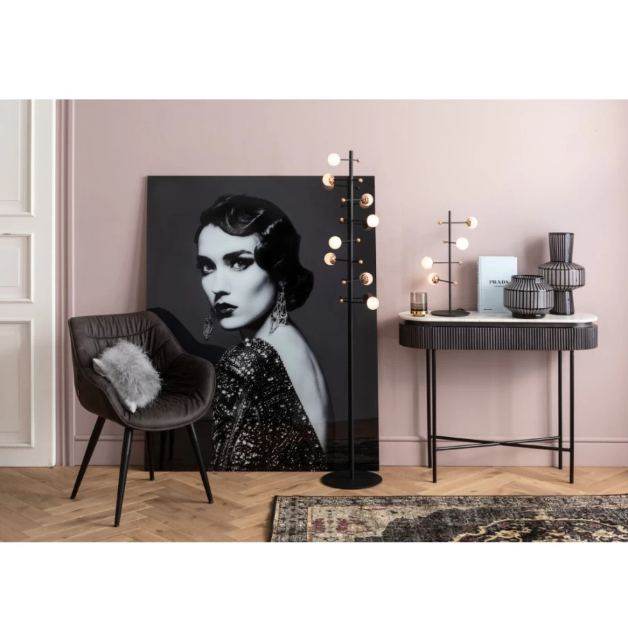 Modern Trapezoid Table Lamp by KARE Design – 52cm Stylish Lighting for Home & Office