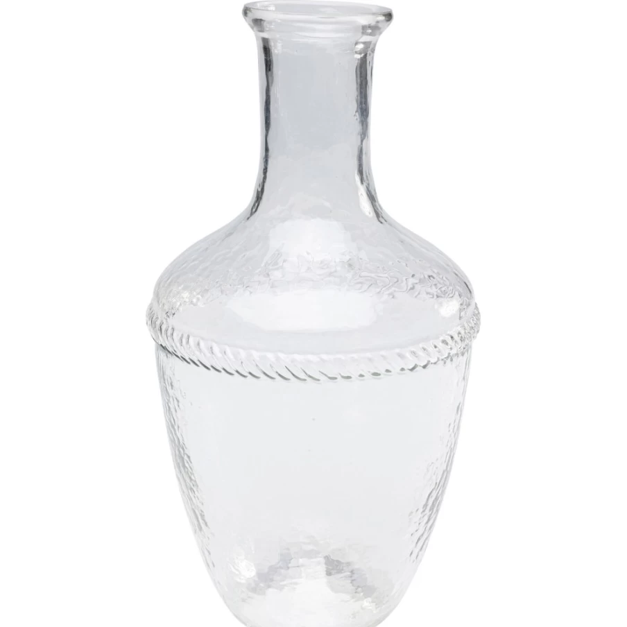 KARE Design Modern Glass Carafe Pitcher 26cm - Elegant Water Jug for Dining & Entertaining