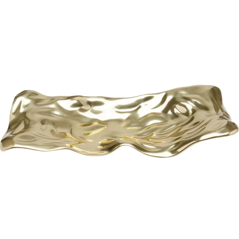 KARE Design Modern Jade Gold Decorative Bowl 48x22cm - Handcrafted Luxury Home Decor
