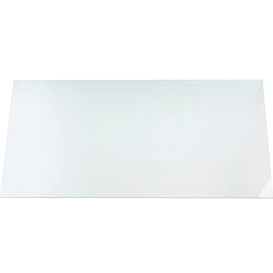 KARE Design Modern Glass Table Top 160x80 cm 0.8 cm Thick Tempered Rectangular Dining Desk Surface