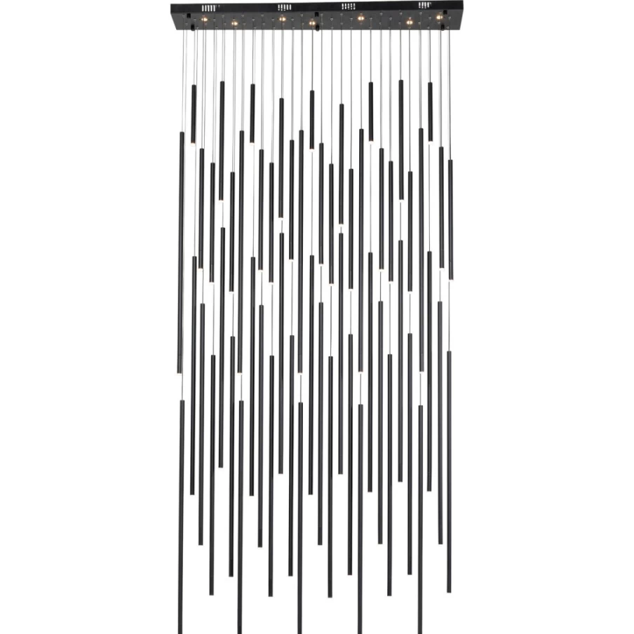 KARE Design Modern Black Matt LED Pendant Lamp - Vegas Deluxe Living Room Lighting