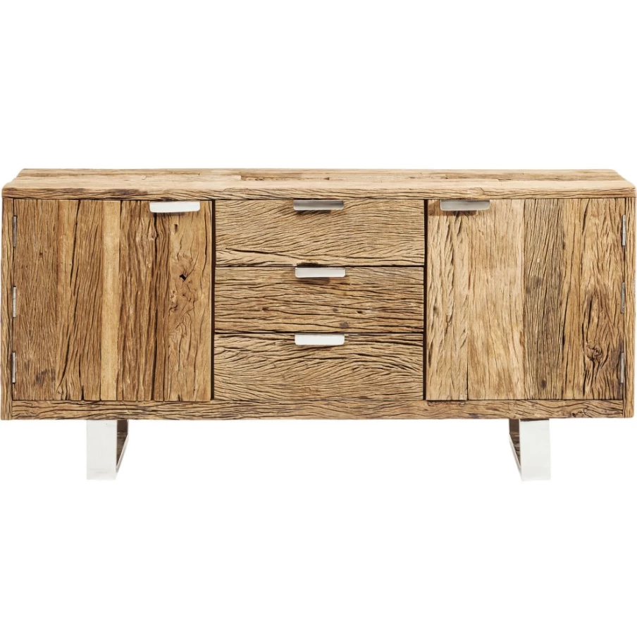 KARE Design Rustic Sideboard - Handcrafted Wooden Buffet Cabinet for Dining Room Storage