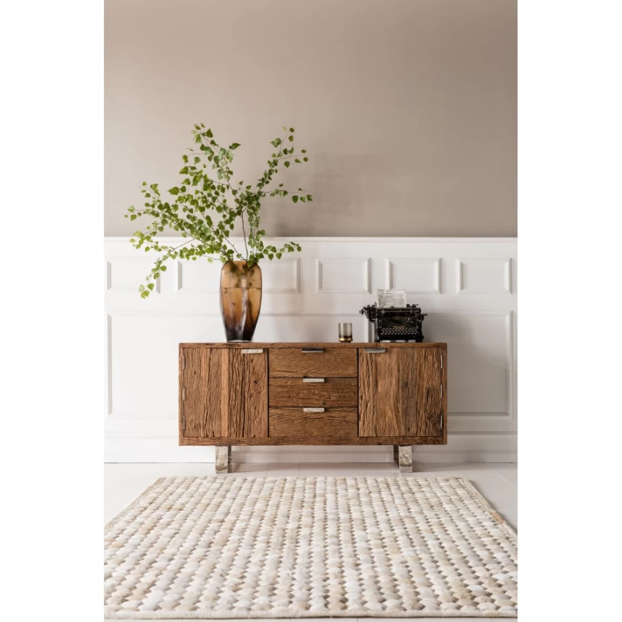 KARE Design Rustic Sideboard - Handcrafted Wooden Buffet Cabinet for Dining Room Storage