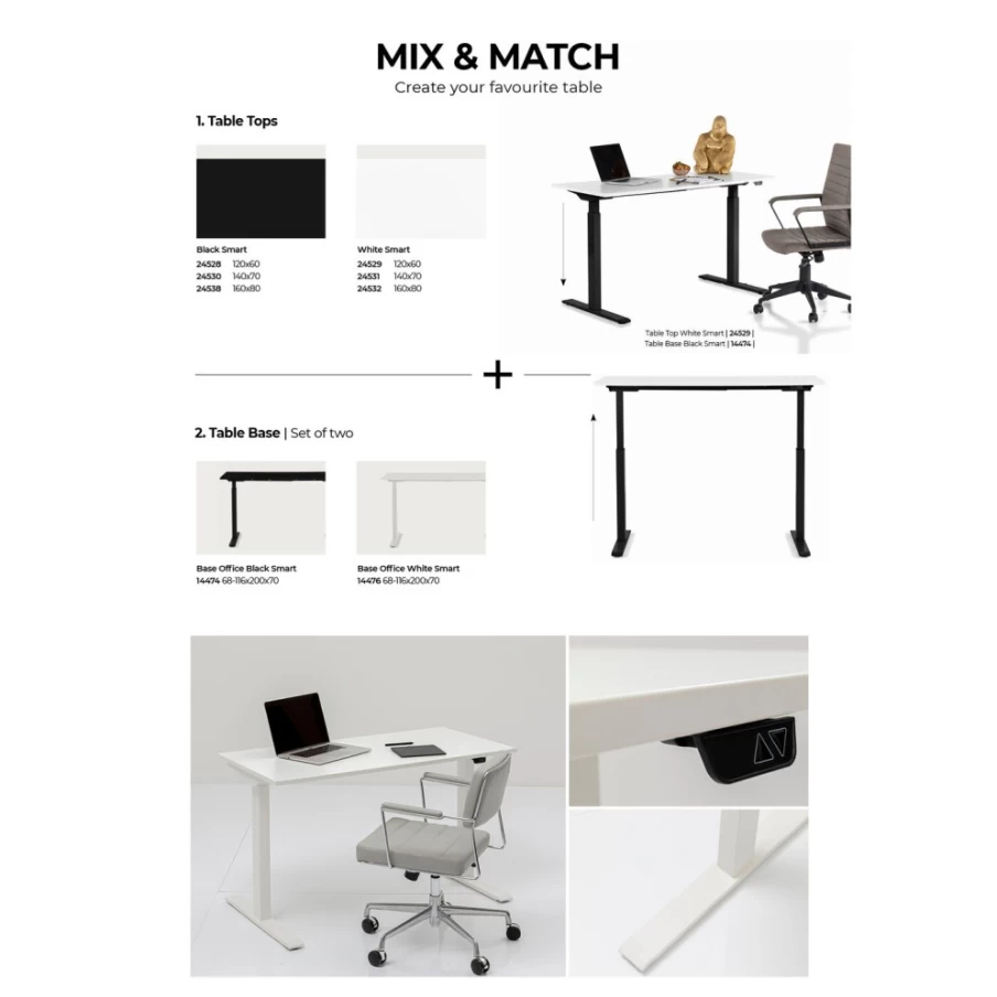 KARE Design Modern Smart Black Dining Table 140x70cm - Stylish Tavola Top for Contemporary Kitchens