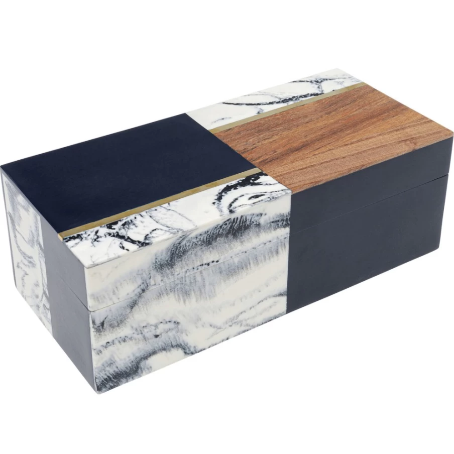 KARE Design Modern Decorative Storage Box Quattro, 23 x 8 cm, Stylish Home Organization Solution