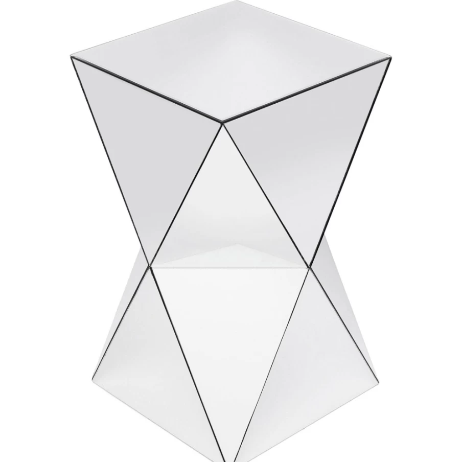 KARE Design Modern Luxury Triangle Side Table - 32x32cm Chic End Table for Living Room & Bedroom
