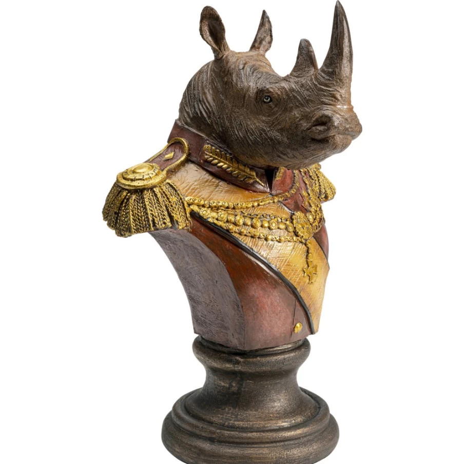 KARE Design Sir Rhino Decorative Object - 29Cm Modern Home Decor Statue