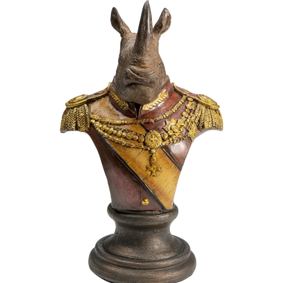 KARE Design Sir Rhino Decorative Object - 29Cm Modern Home Decor Statue