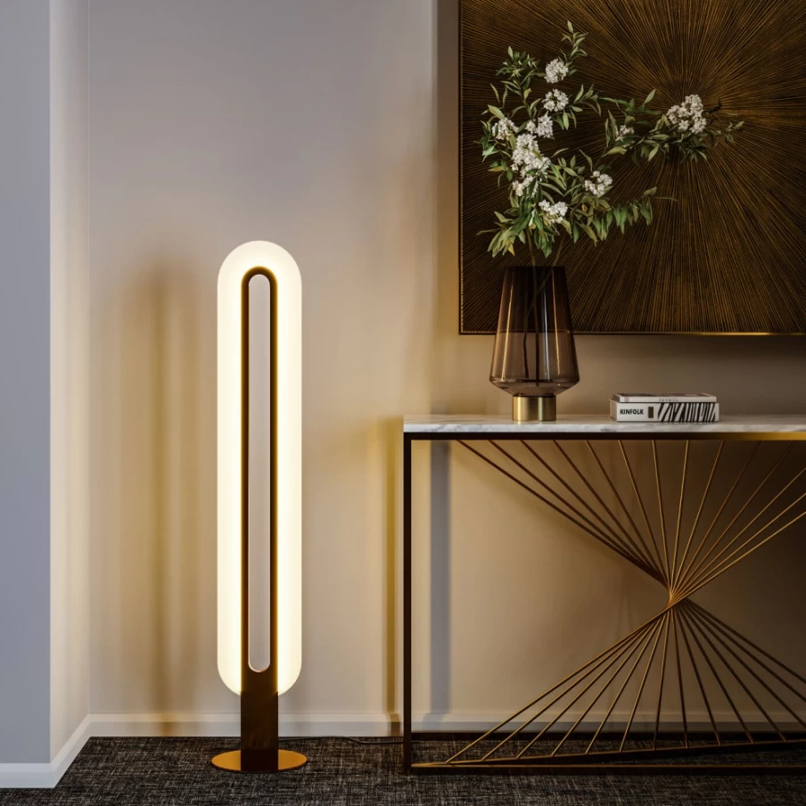 "KARE Design Aura Modern Floor Lamp – Stylish Lighting for Living Room & Bedroom"