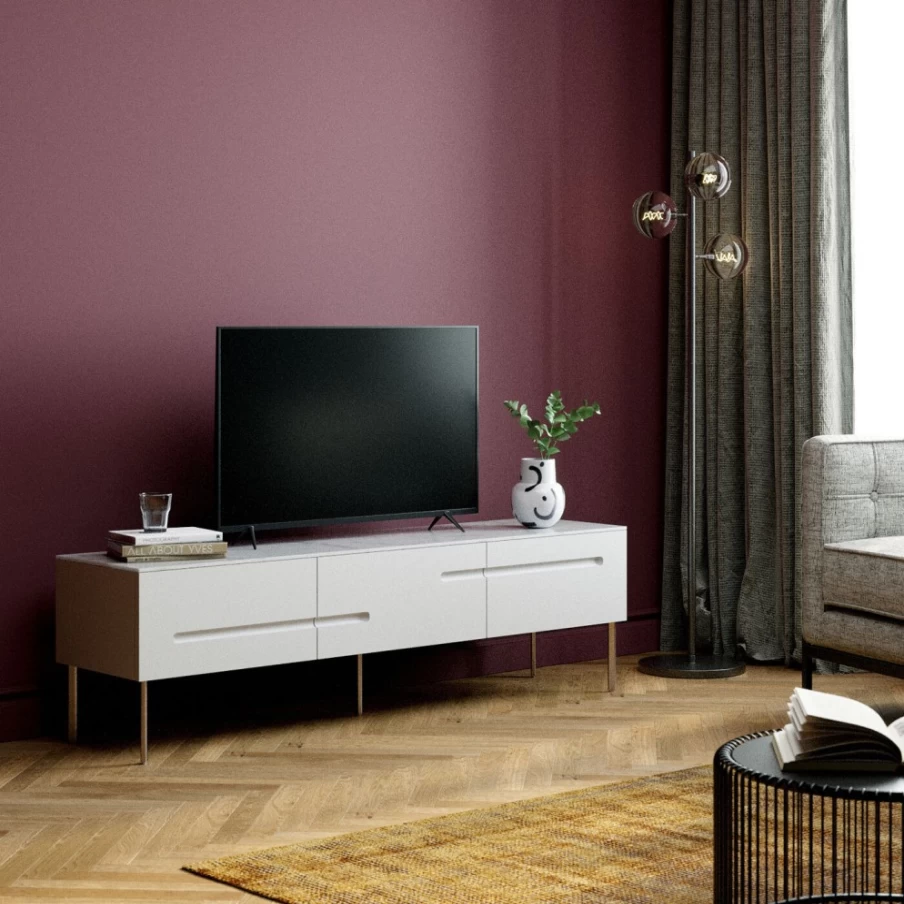KARE Design Modern Lowboard Nova TV Stand 160x44cm - Stylish Storage Cabinet for Living Room