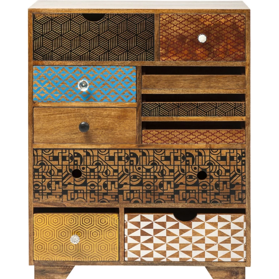 KARE Design Dresser Soleil 10-Drawer Modern Chest of Drawers for Bedroom Storage