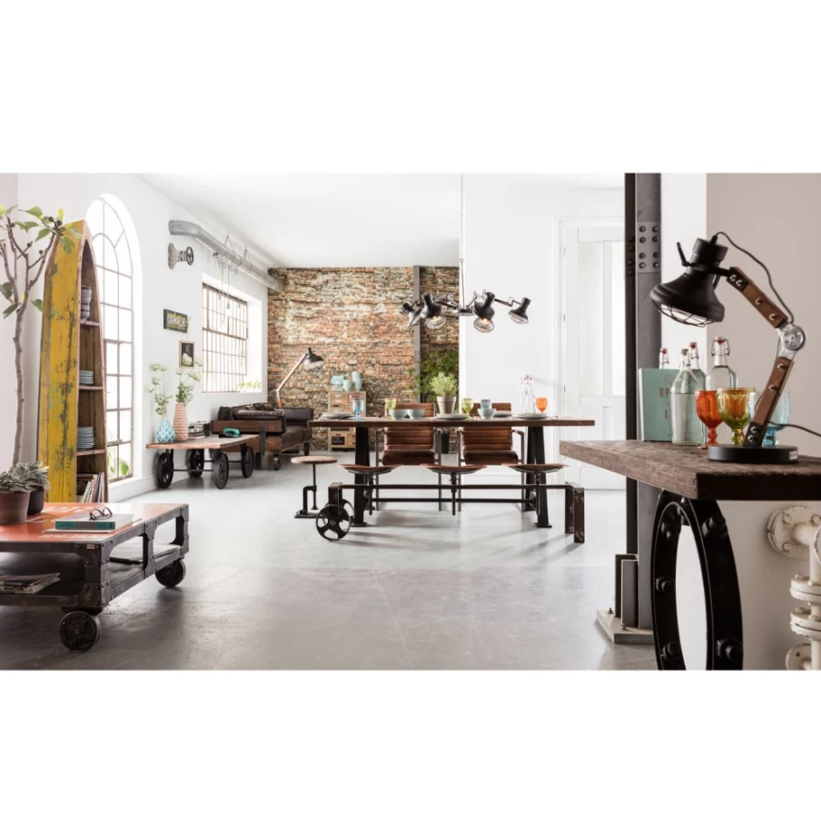 "KARE Design Modern Bench Tractor - Stylish Industrial Furniture for Home & Office"