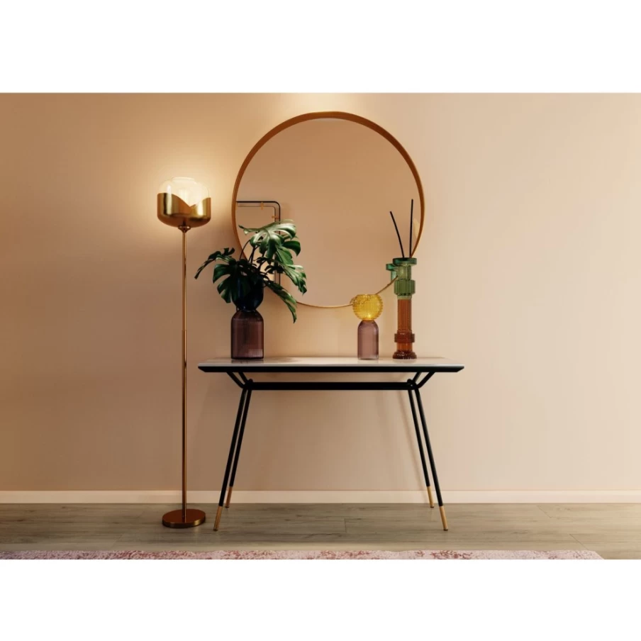 "KARE Design Golden Goblet Ball Floor Lamp – Modern Elegant Lighting"
