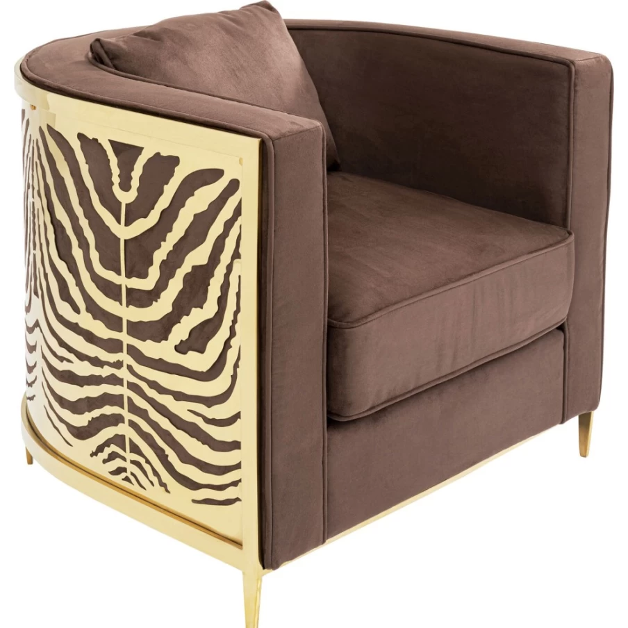 "KARE Design Matteo Brown Modern Armchair – Stylish Comfort for Your Home"
