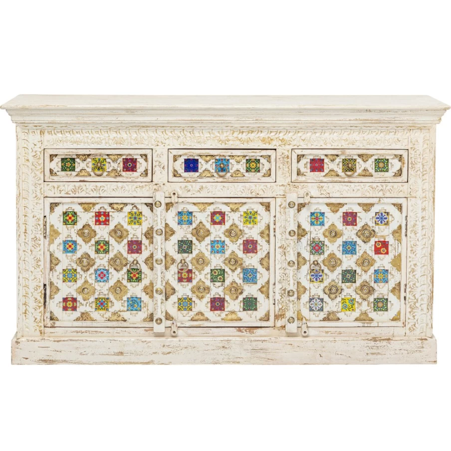 "KARE Design Modern Sideboard Bazar 150x90cm - Stylish Storage Cabinet for Living Room"