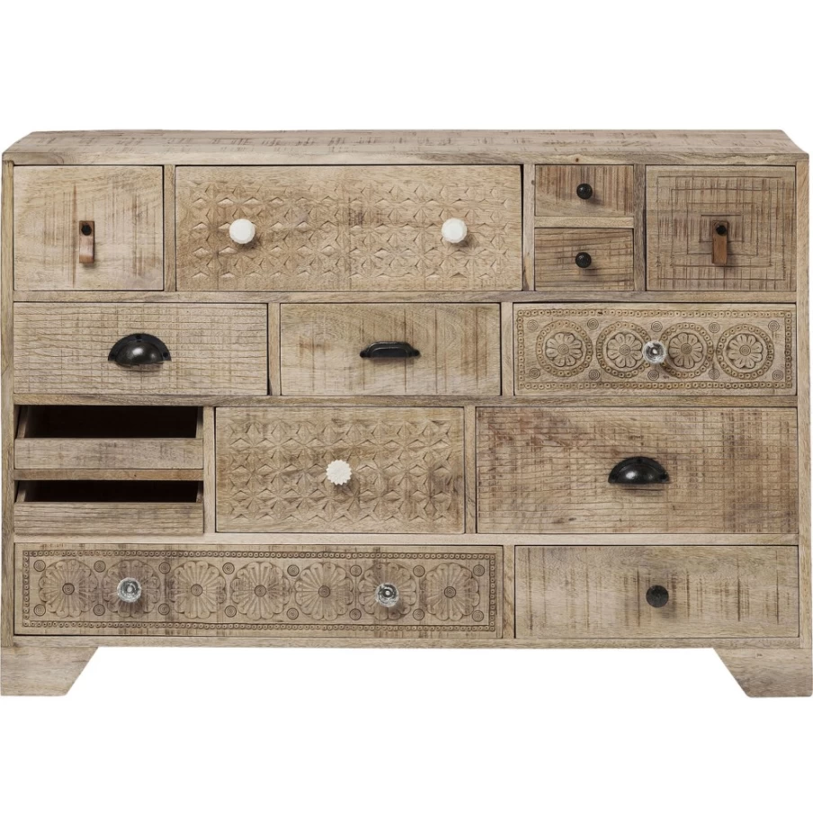 KARE Design Puro 14-Drawer Dresser - Modern Storage Cabinet for Bedroom & Living Room
