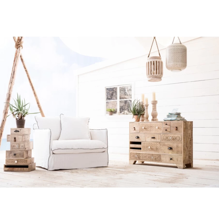 KARE Design Puro 14-Drawer Dresser - Modern Storage Cabinet for Bedroom & Living Room
