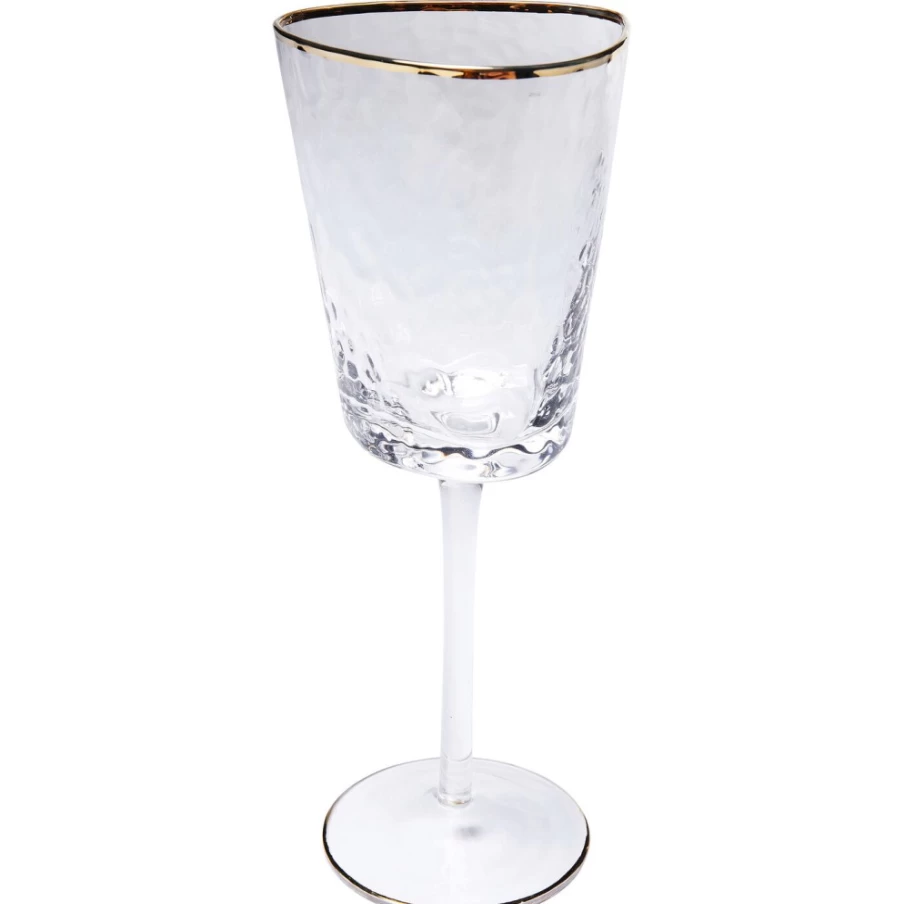 KARE Design Hommage White Wine Glass - Elegant Crystal Stemware for Chardonnay & Sauvignon Blanc