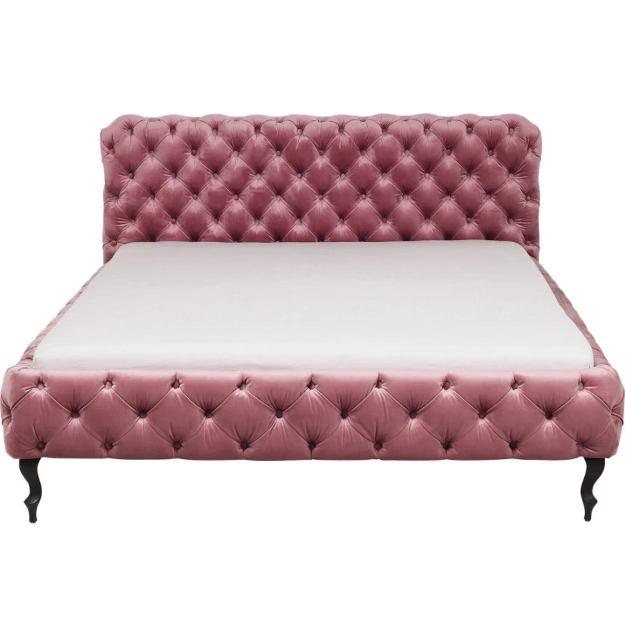 KARE Design Velvet Mauve Bedspread 180x200 cm - Luxurious Bed Desire Collection