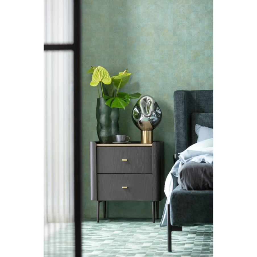 KARE Design Modern Silver Dough Table Lamp - 38cm Height Stylish Lighting for Home Decor