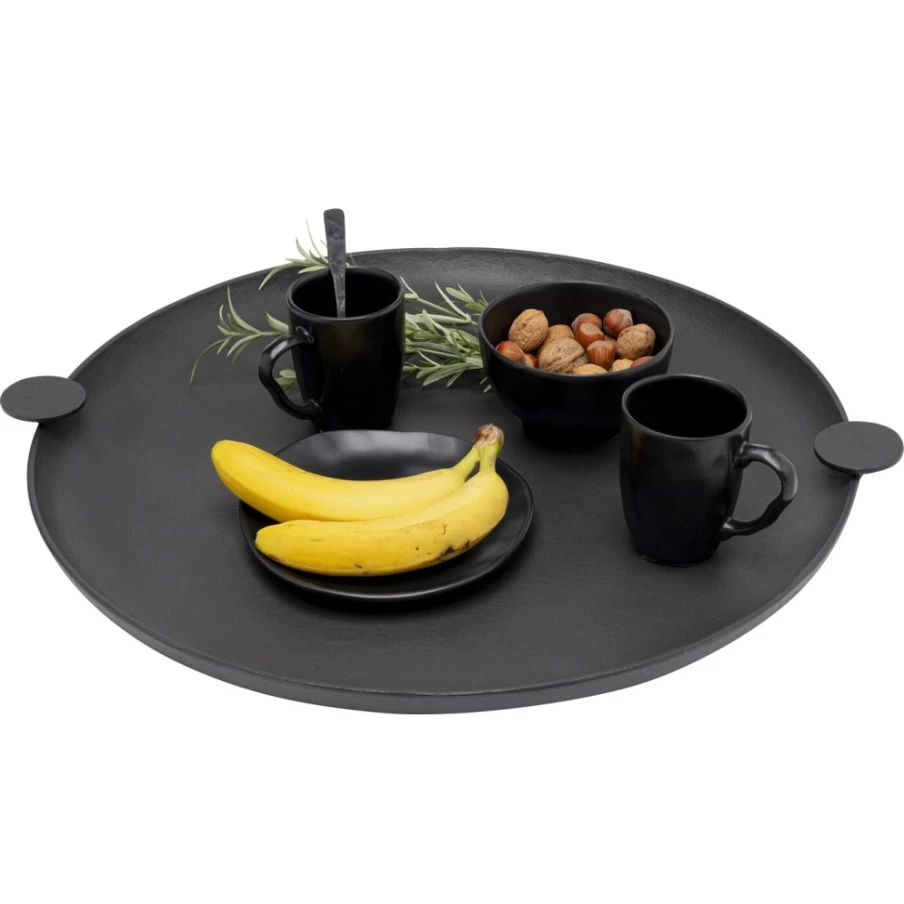 KARE Design Modern Serving Tray Plio 65 x 59 cm - Large Decorative Tray for Dining & Living Room