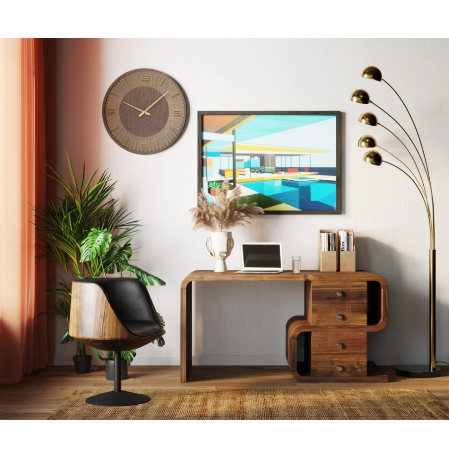 "KARE Design Modern Framed Architecture Art Print 100x80cm - Contemporary Wall Decor"