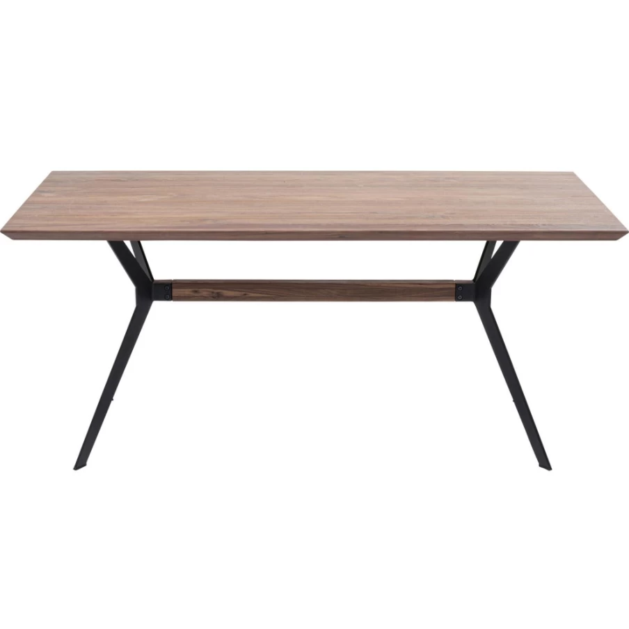 KARE Design Modern Walnut Dining Table Downtown 220 x 100 cm Solid Wood