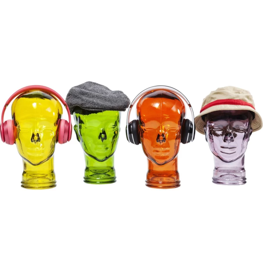KARE Design Transparent Headphone Holder - 29cm Wall Mount for Headphones, Stylish and Durable Organizer