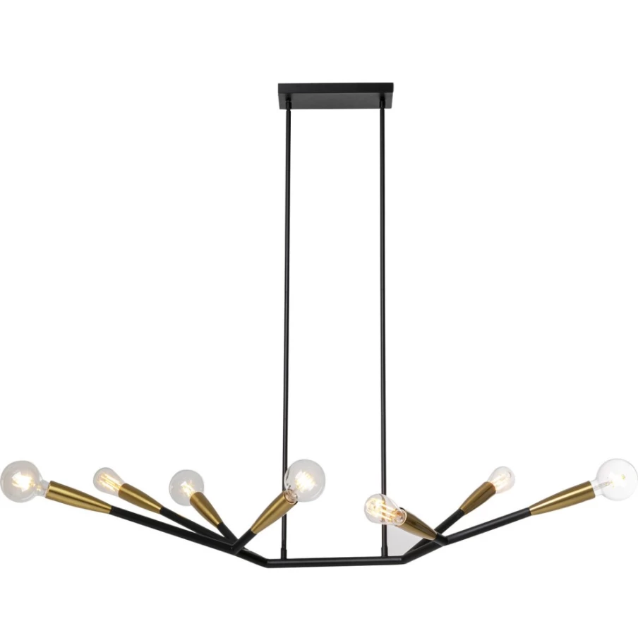 KARE Design Monte Carlo Sette Copper Pendant Light - Modern Hanging Lamp for Dining Room & Kitchen
