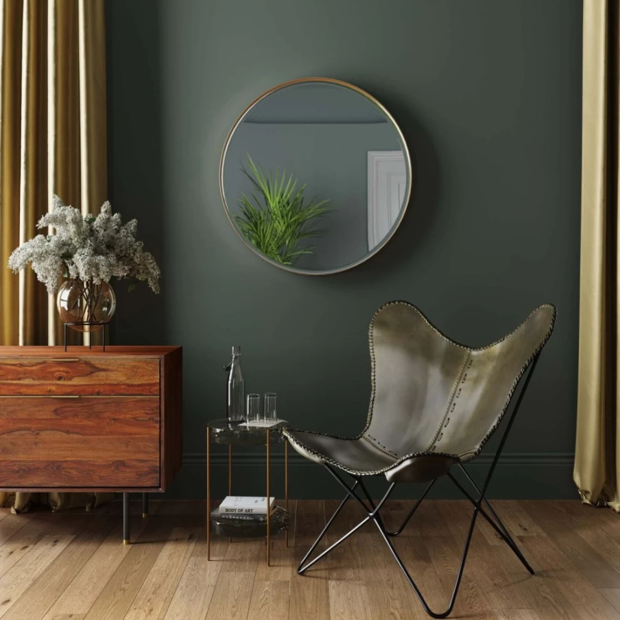 "KARE Design California Leather Armchair in Khaki – Premium Lounge Chair"