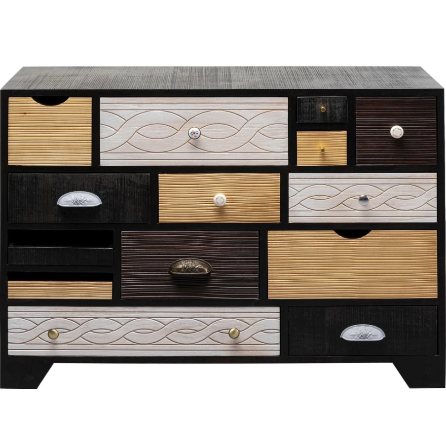 KARE Design Quinta 14-Drawer Dresser - Modern Chest of Drawers for Bedroom Storage