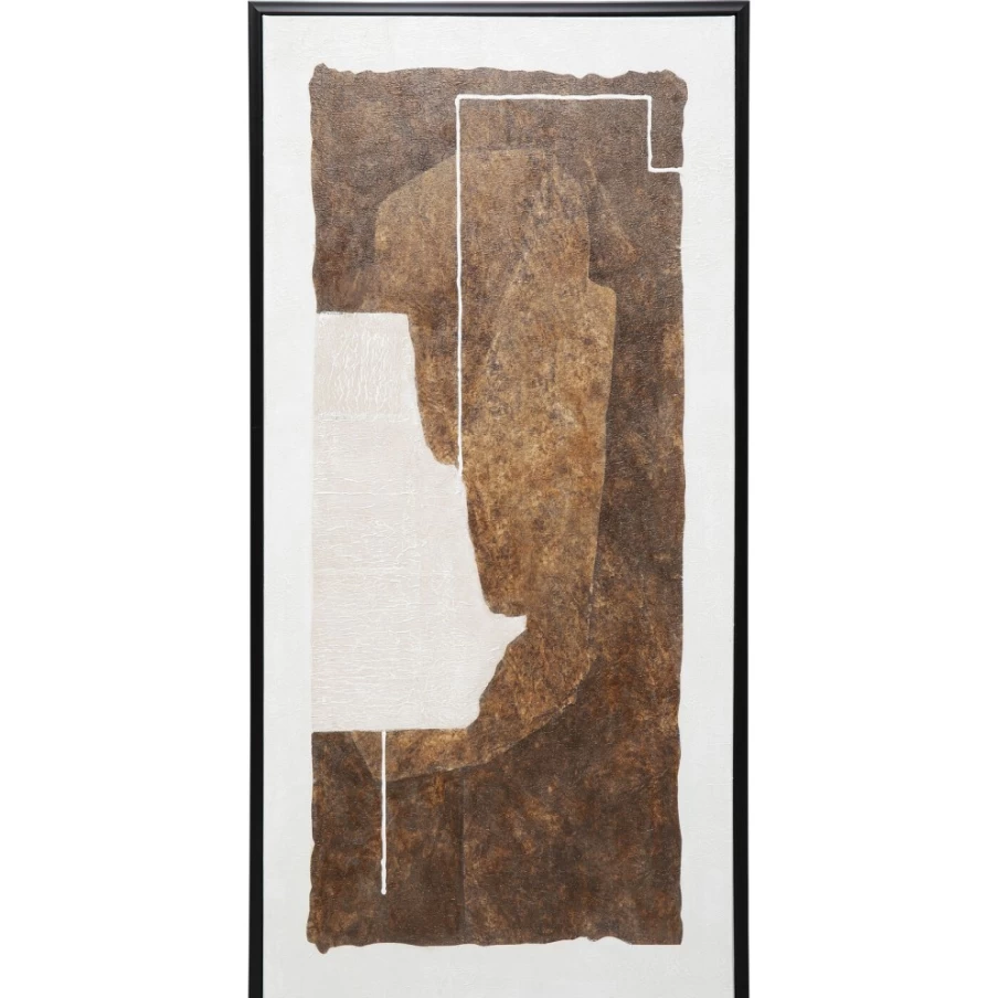 KARE Design Framed Geometric Art Picture Essence, 60x120cm Modern Wall Decor