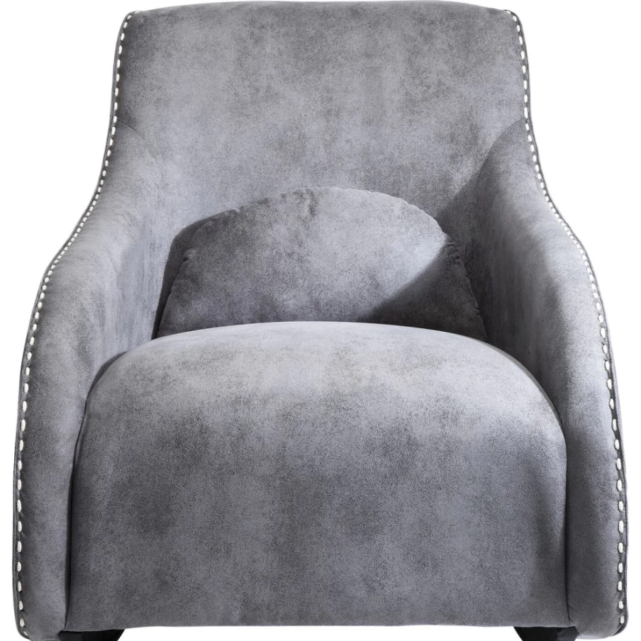 KARE Design Vintage Grey Ritmo Rocking Chair Swing - Modern Indoor Outdoor Hanging Seat