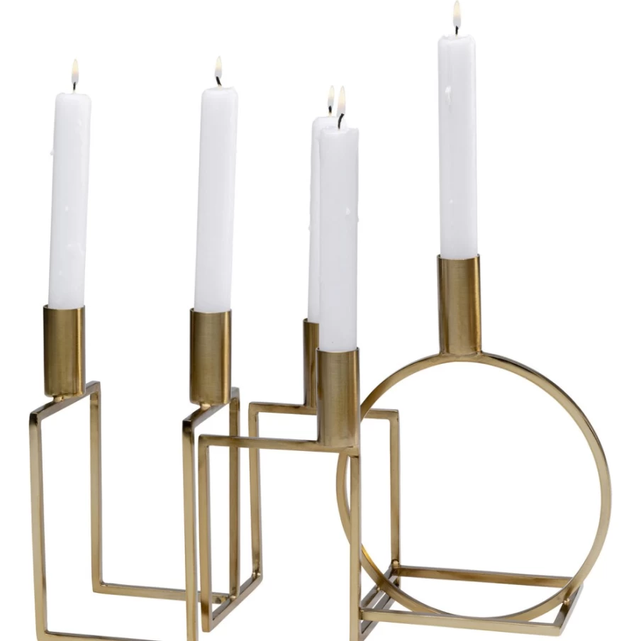 KARE Design Modern 34x15cm Hot Wire Candle Holder - Elegant Metal Table Decor
