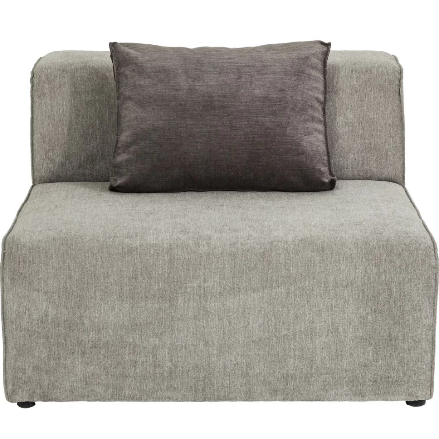 KARE Design Infinity 2-Seater Sofa in Grey – Modern 100 Elements Collection