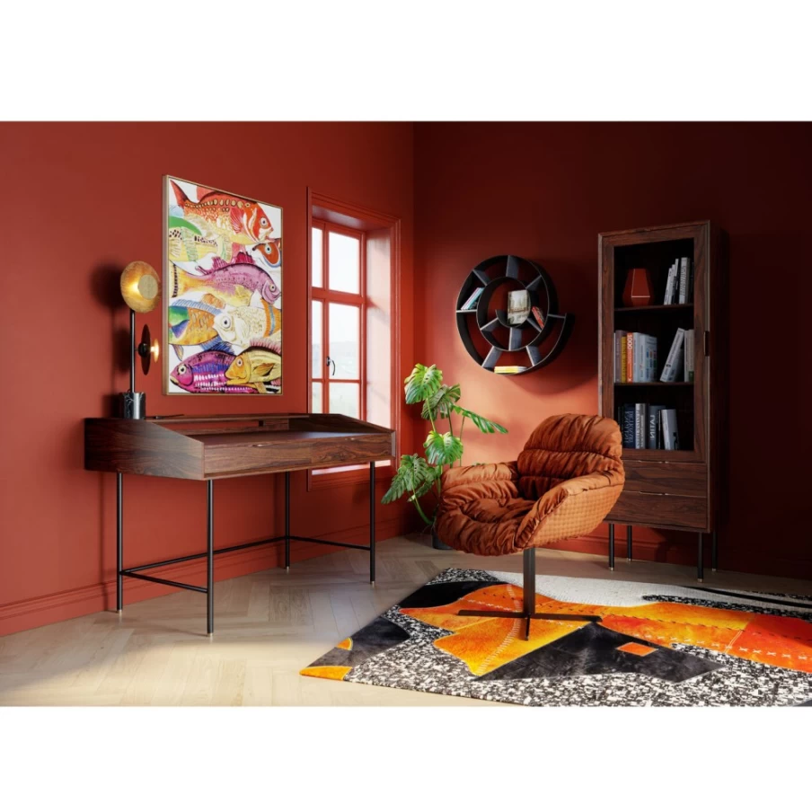 "KARE Design Ravello Glass Display Cabinet 170x55cm Modern Showcase Shelf"