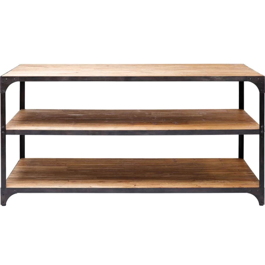 KARE Design Modern Dining Table 200x100cm - Industrial Style Table Factory Collection for Home & Office