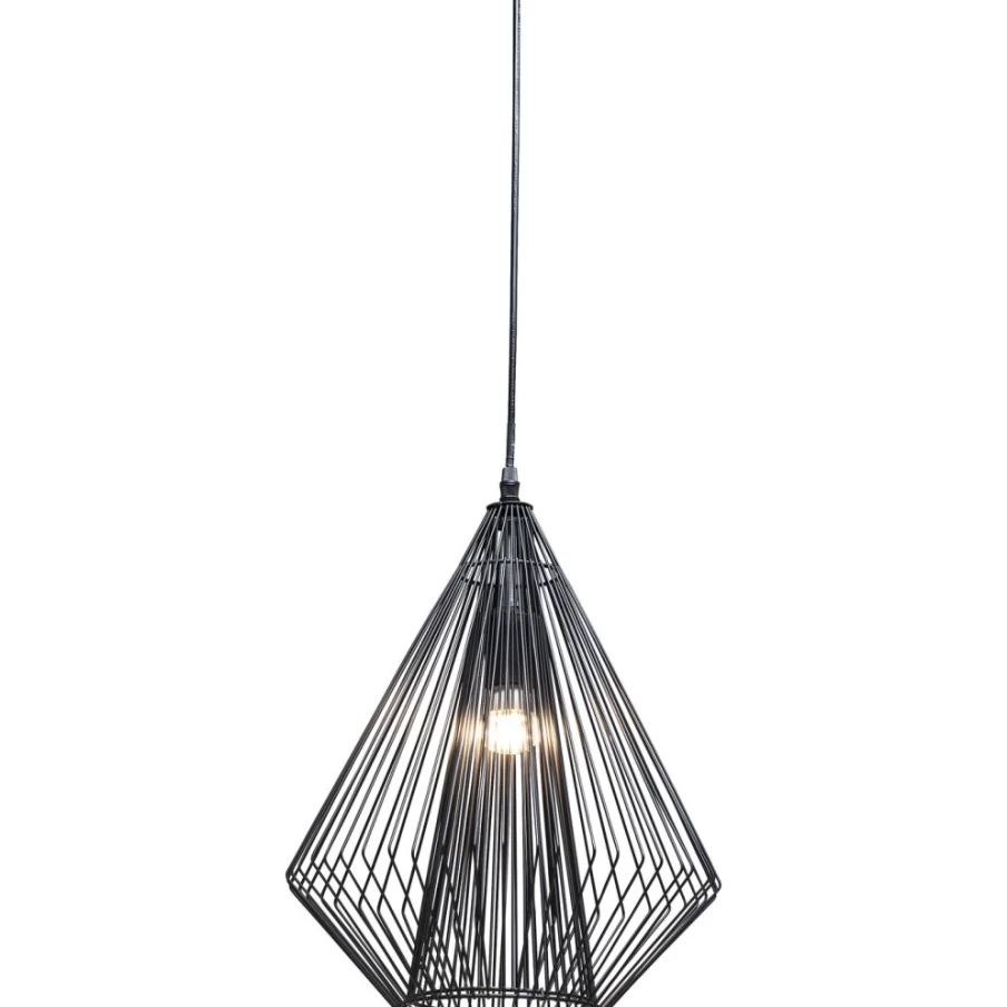 KARE Design Modo Wire Black Pendant Lamp - Modern Hanging Light Fixture for Home Decor