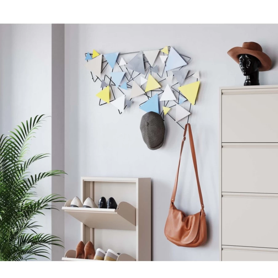 "KARE Design Trigon 100Cm Wall-Mounted Wire Wardrobe Frame"