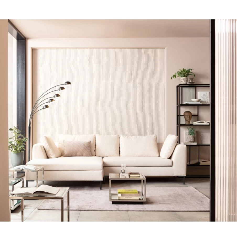 "KARE Design Gianni Cream Left Corner Sofa – Modern Luxury Sectional for Living Room"