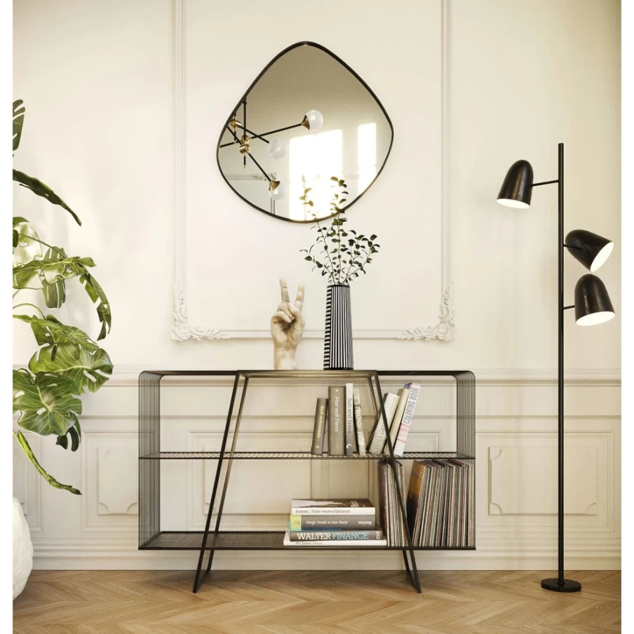 "KARE Design Modern Console Table with Mesh Detailing – Stylish Entryway Furniture"