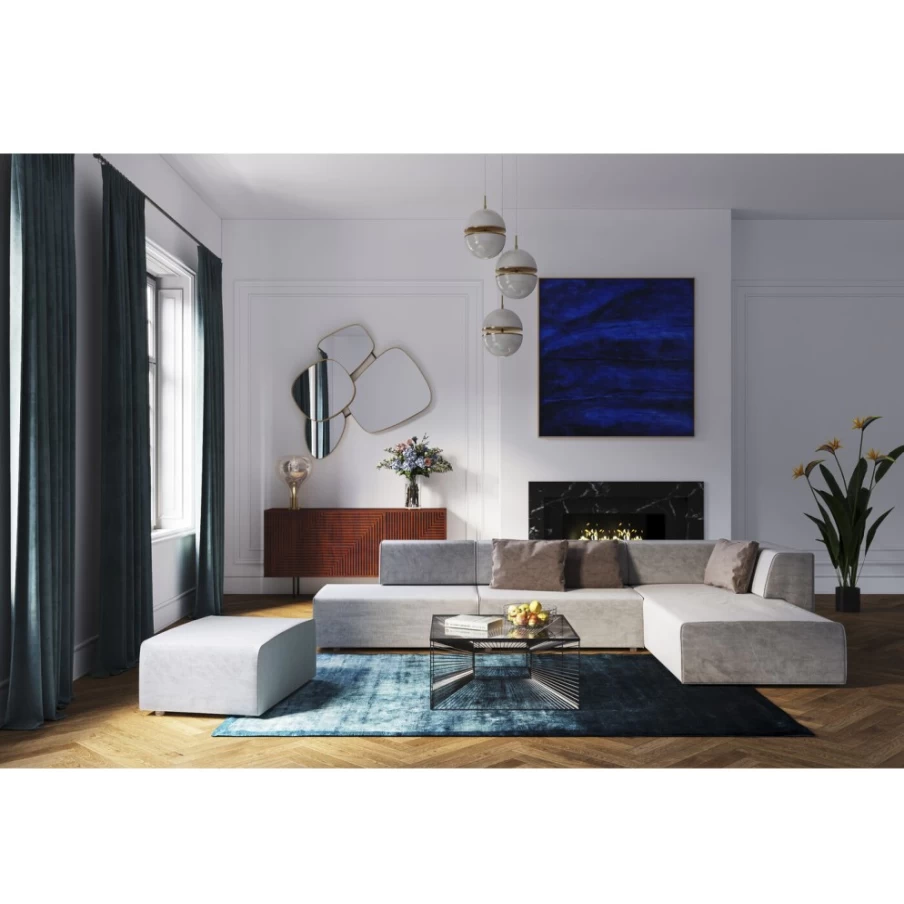 KARE Design Modern Square Coffee Table 80x80cm - Stylish Living Room Center Table