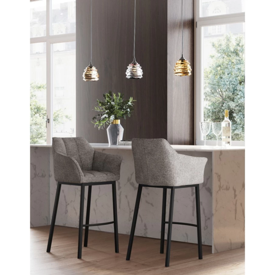 KARE Design Quattro Modern Bar Stool - Thinktank Collection - Stylish Kitchen & Counter Height Stool
