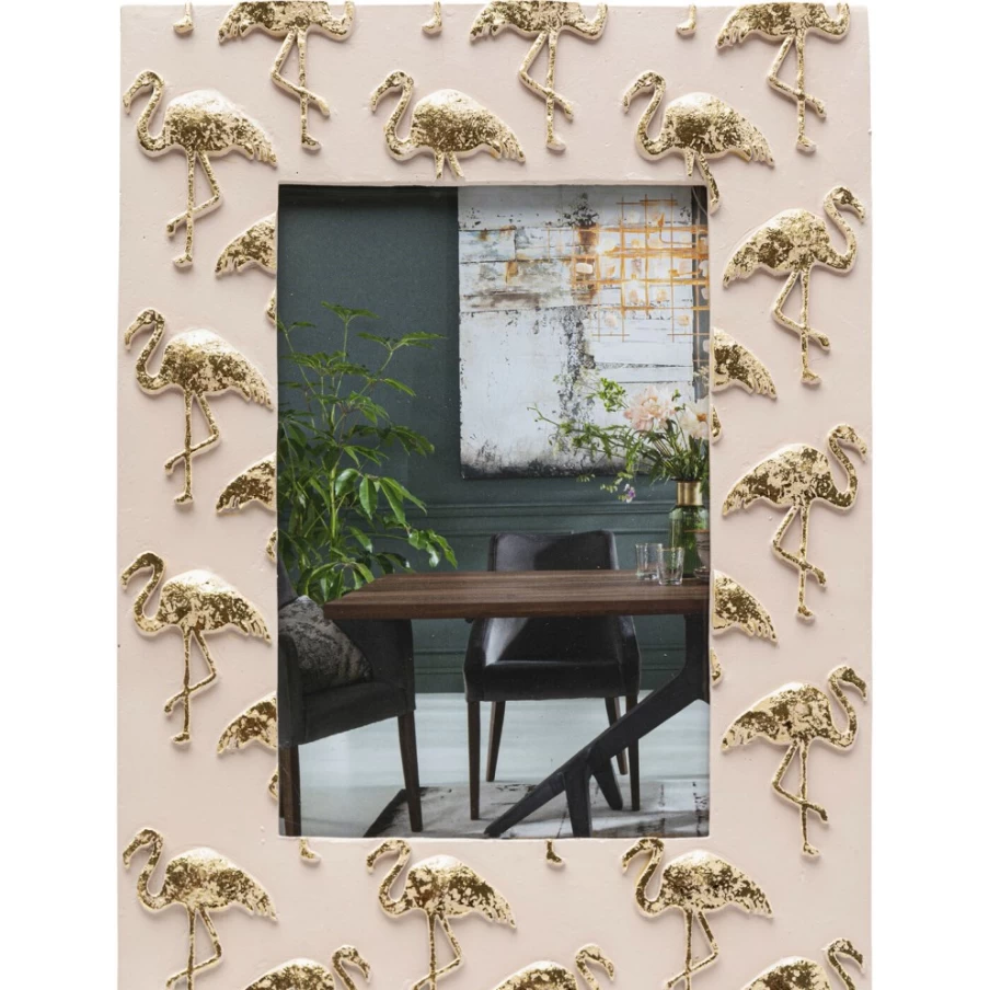 "KARE Design Flamingo Picture Frame 13x18 cm - Decorative Wall Art for Home Decor"