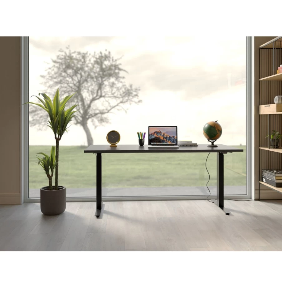 KARE Design Modern Smart Office Desk - 140x70cm Black Ergonomic Workstation