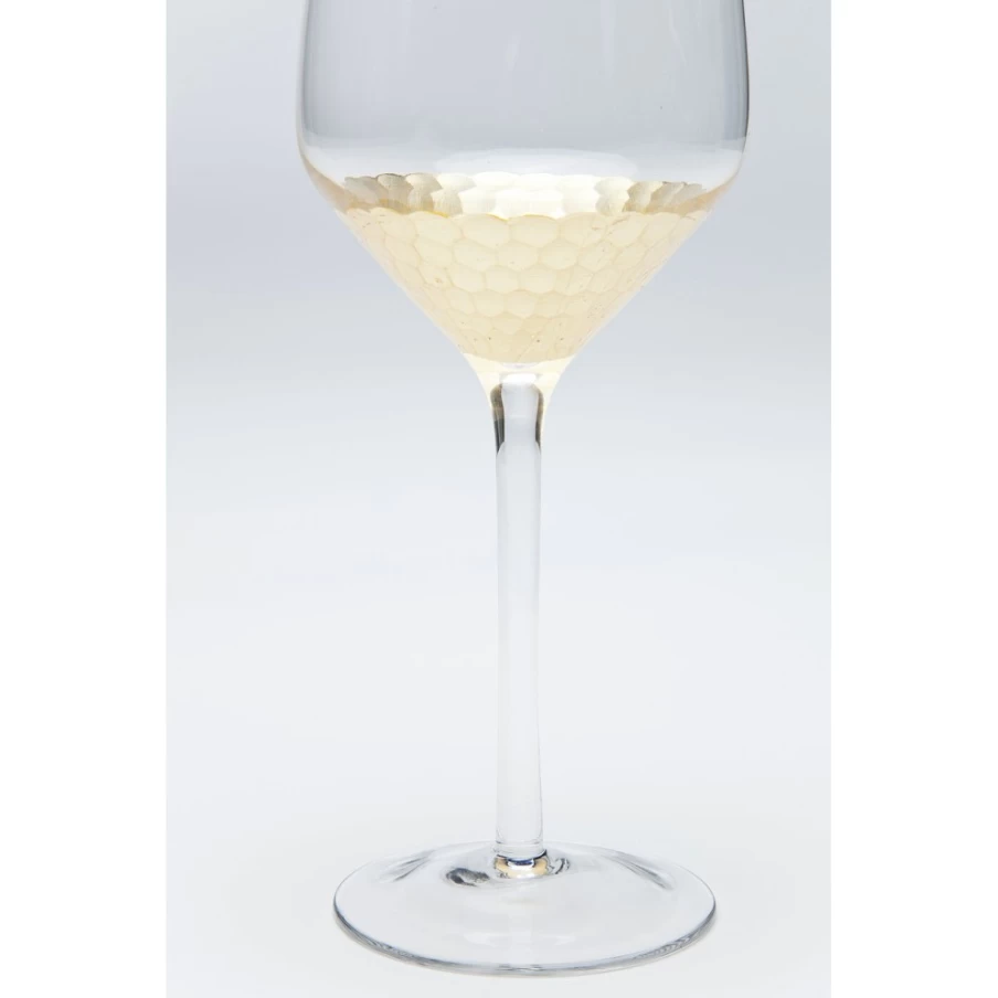 KARE Design Modern White Wine Glass Gobi - Elegant Crystal Stemware for Chardonnay & Sauvignon Blanc