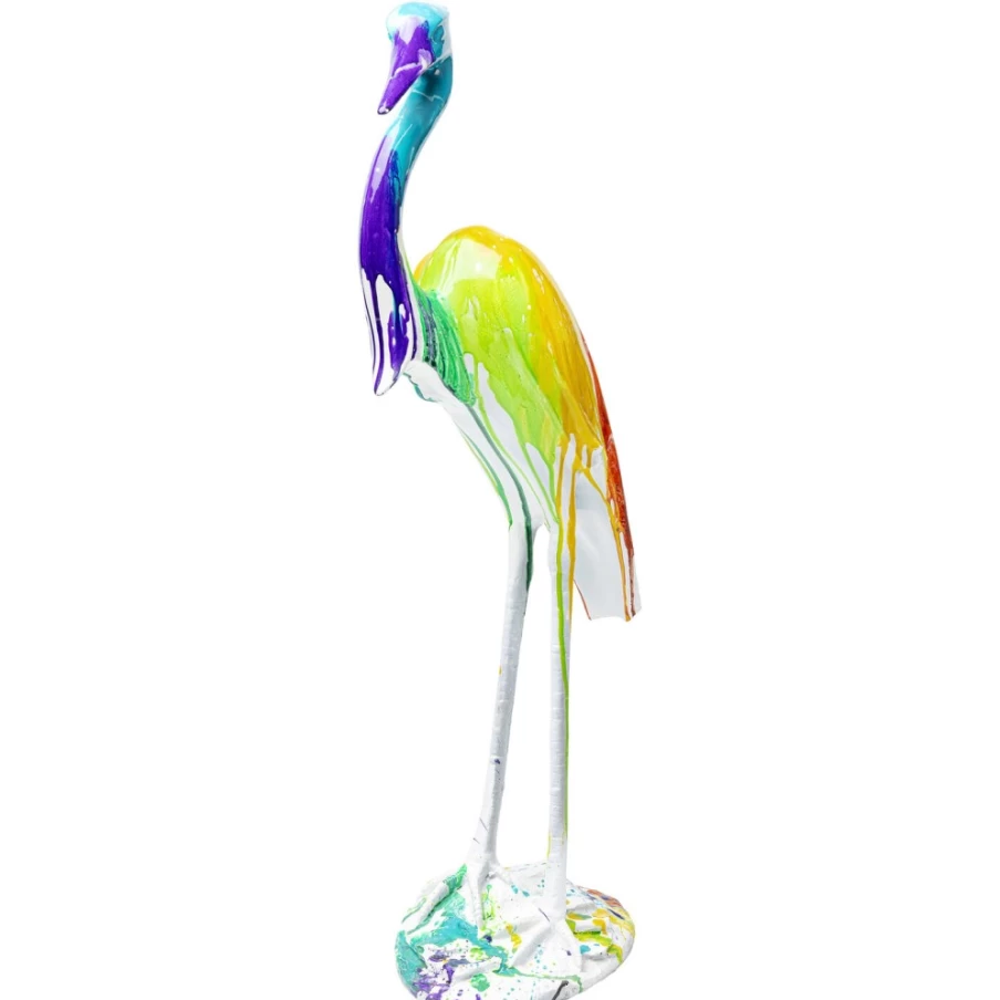 KARE Design Modern Heron Sculpture - 70cm Tall Decorative Figurine for Home & Garden