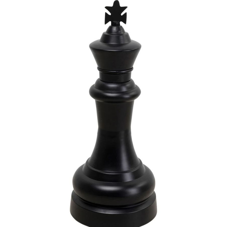 "KARE Design Modern Chess King Sculpture - 68cm Tall Deco Object for Home Decor"
