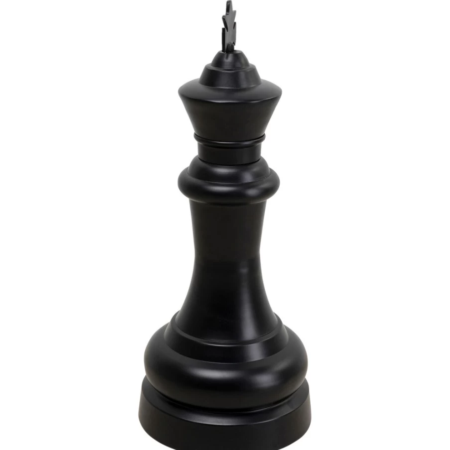 "KARE Design Modern Chess King Sculpture - 68cm Tall Deco Object for Home Decor"